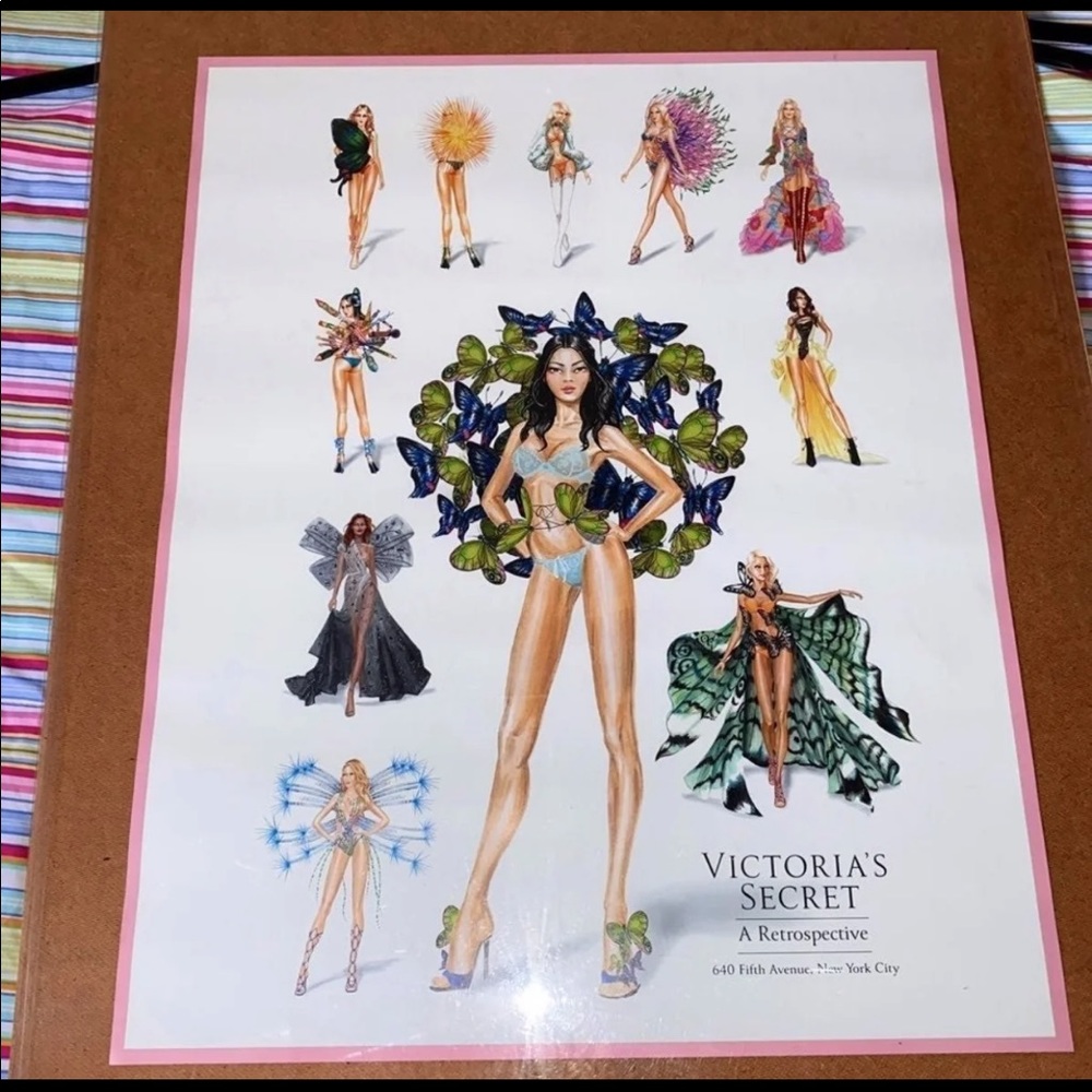 VS VICTORIA SECRET PINK NYC POSTER RARE*